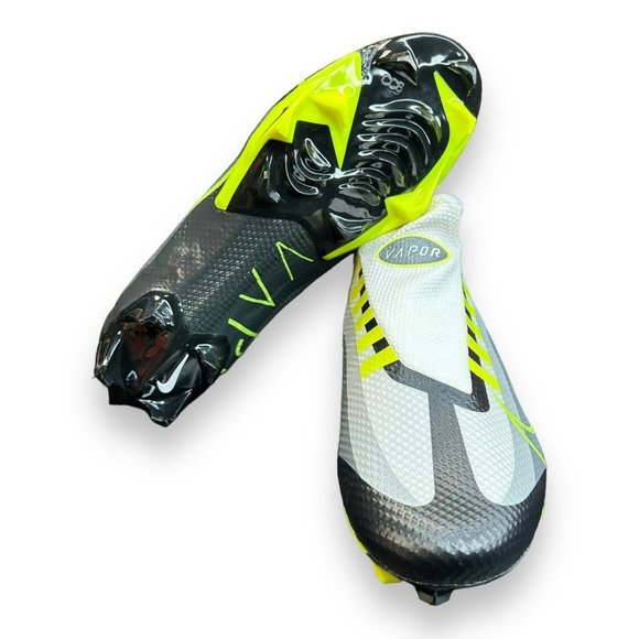 Nike DQ3670-071 Vapor Edge Pro 360 Football Cleats Volt Grey Black White Size 13 - Picture 7 of 8